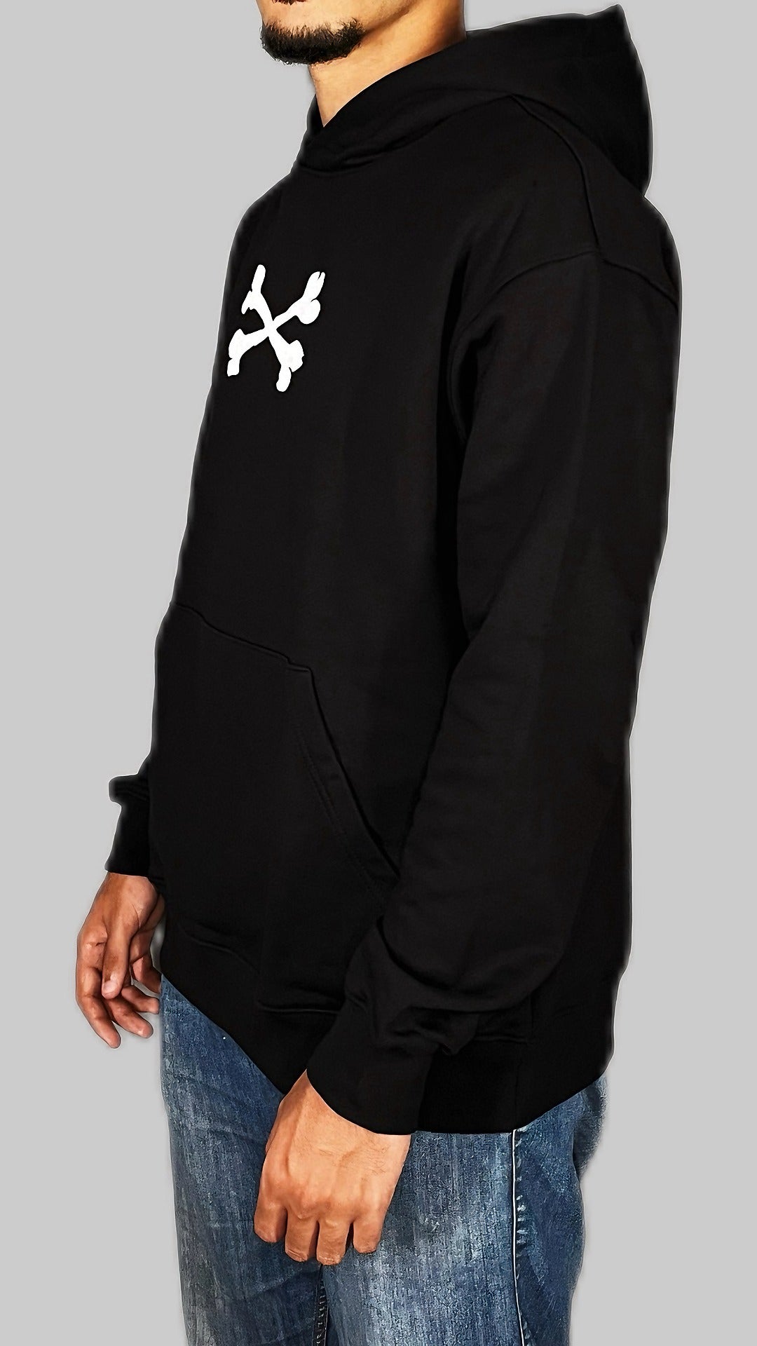 SKULLY - Oversized hoodie
