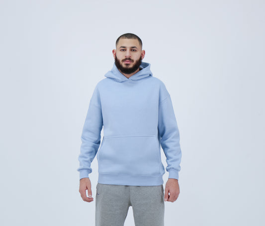 Baby blue oversized hoodie