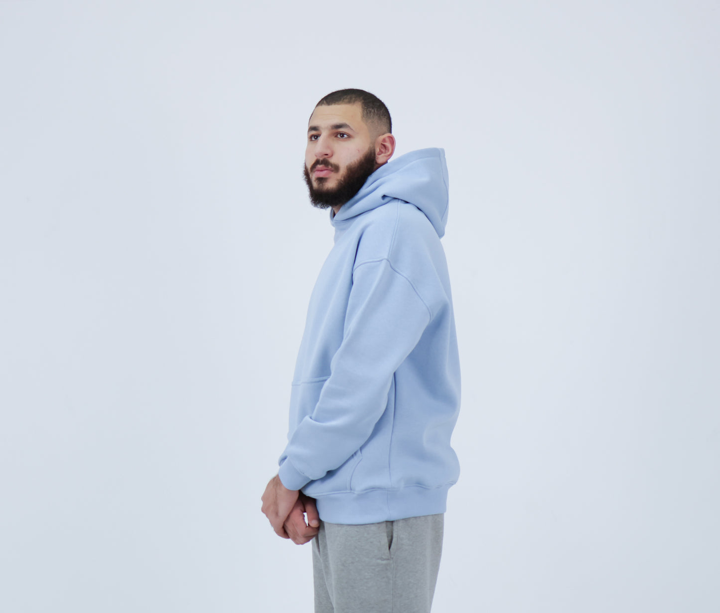 Baby blue oversized hoodie