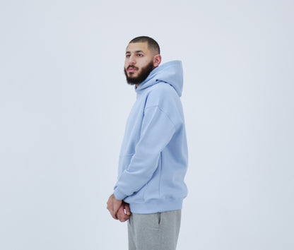 Baby blue oversized hoodie