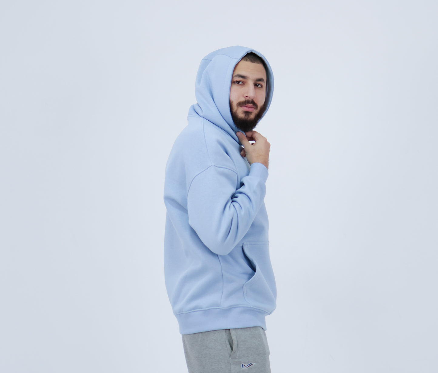 Baby blue oversized hoodie