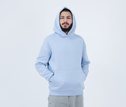 Baby blue oversized hoodie