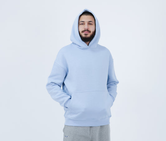 Baby blue oversized hoodie