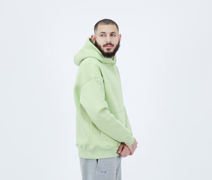 Green oversized hoodie