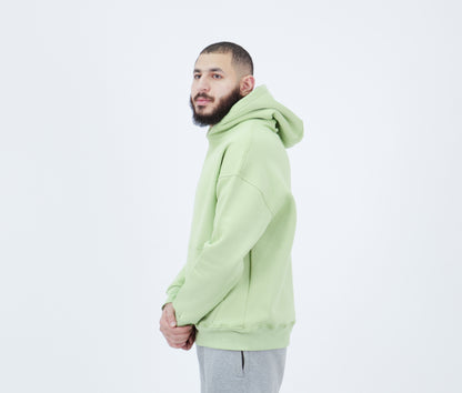 Green oversized hoodie