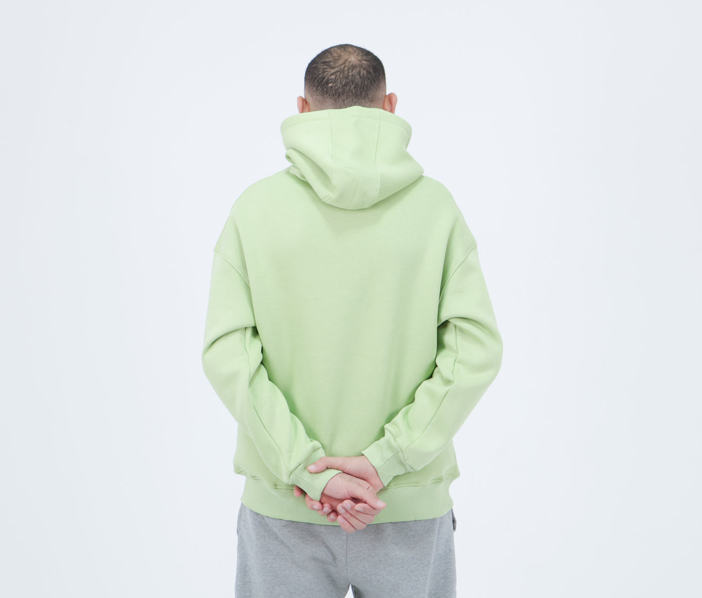 Green oversized hoodie