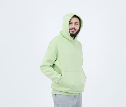 Green oversized hoodie