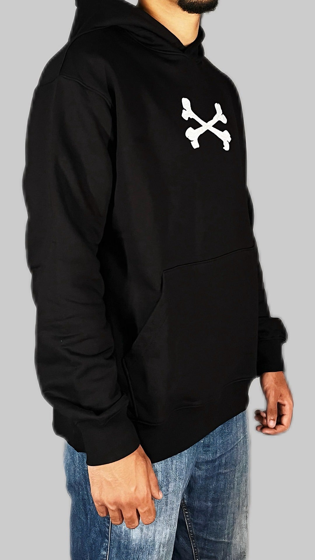 SKULLY - Oversized hoodie